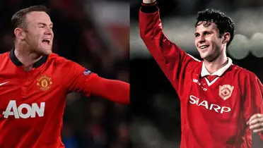 Wayne Rooney and Ryan Giggs.