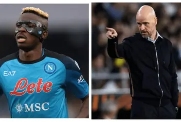 Ten Hag spoke about the possible arrival of Osimhen to United, see what he replied
