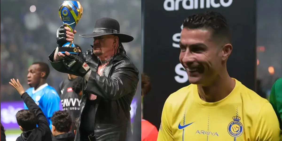 The most exciting crossover, Cristiano is shocked when The Undertaker appears