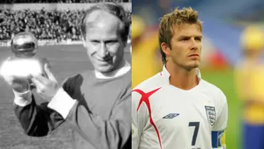 Bobby Charlton and David Beckham.